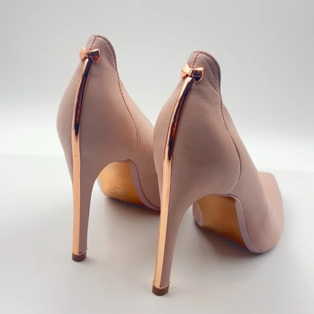 NEW Ted Baker London Melisah Blush Pink Pumps Heels EU 39.5 US 9 - Picture 3 of 6